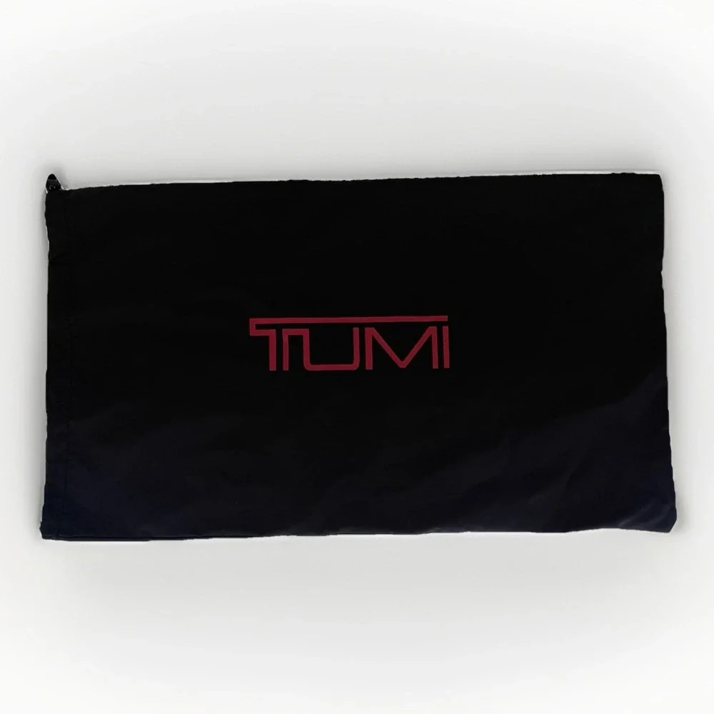 Tumi Drawstring Travel Laundry Dust Bag Black 29x17 Nylon